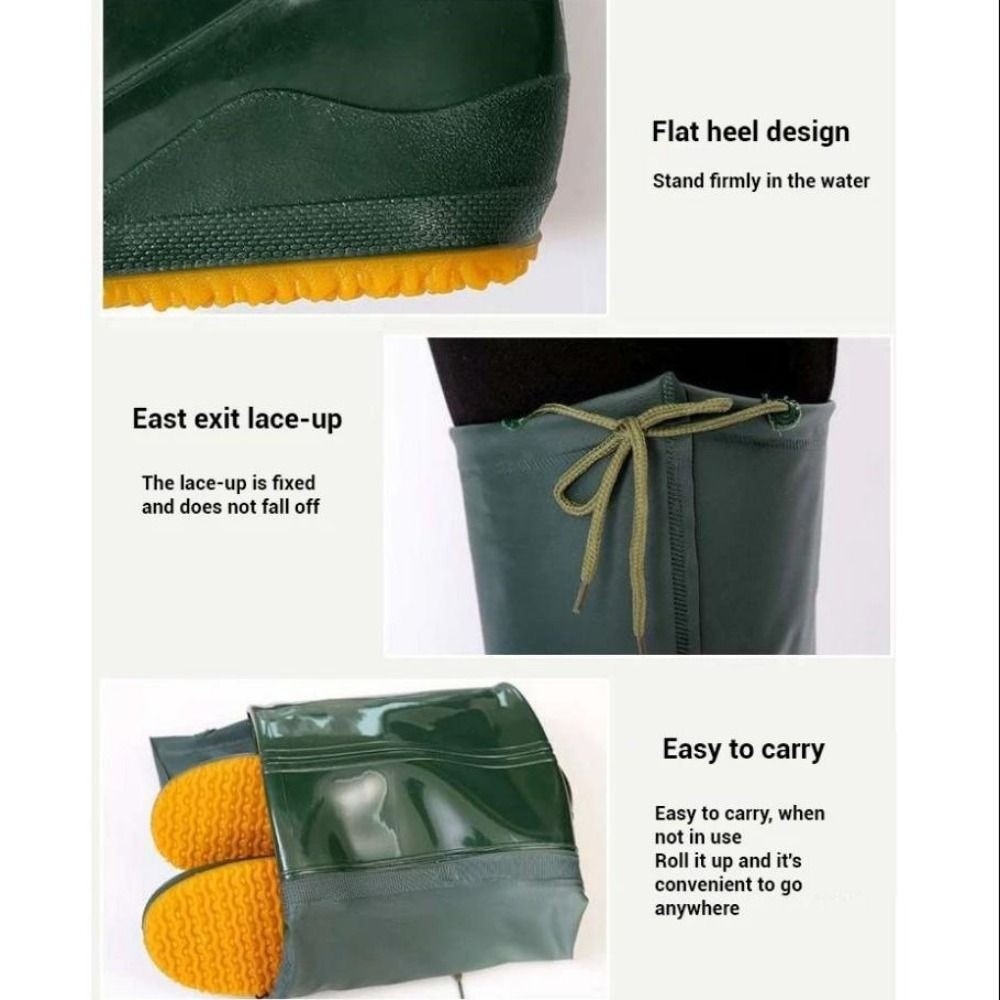 Fishing Pants Waterproof - Plastic PVC Transplant Broeken Wadbroeken Schoenen