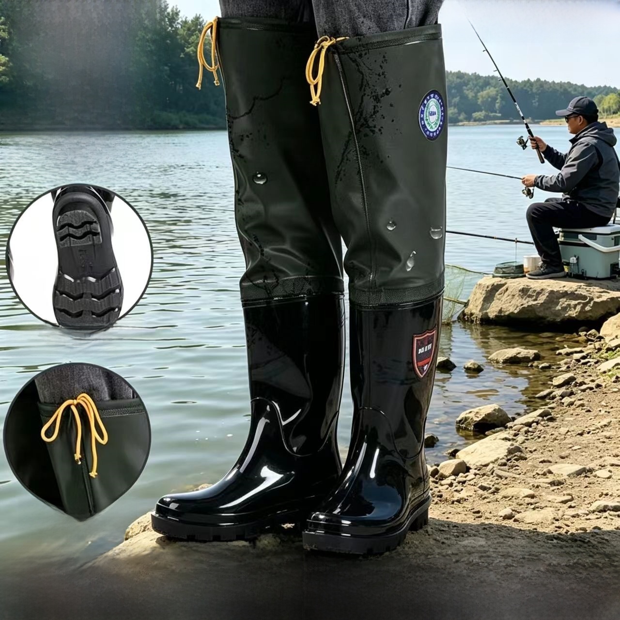 Verdikte overknee regenlaarzen - Fishing Pants Waterproof recensie en prijs